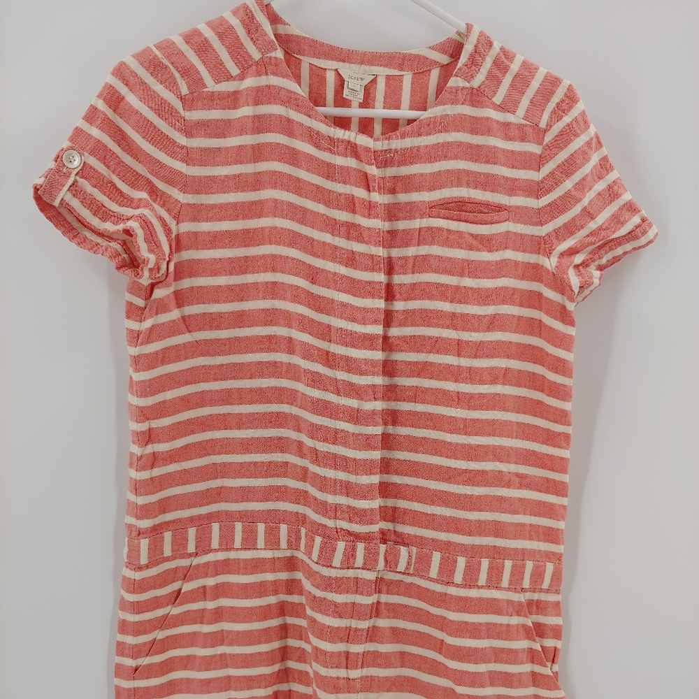 J Crew Boathouse Striped Summer Dress Size 6